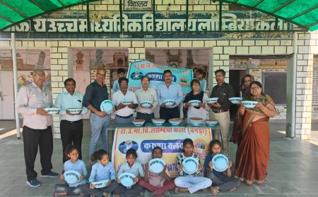 प्यासे  परिन्दों की भूख-प्यास मिटाएंगे करुणा क्लब सदस्य