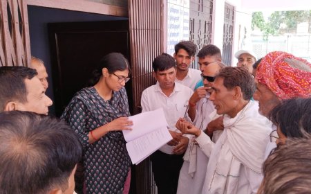 पानी की समस्या को लेकर मुख्यमंत्री के नाम उपखंड अधिकारी को सौपा ज्ञापन