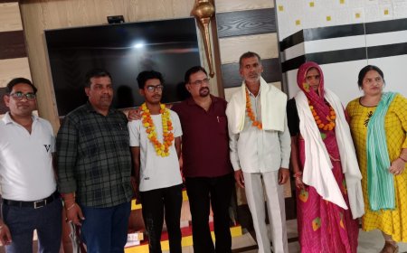 रामगढ़ के चंद्रकांत शर्मा ने किया नाम रोशन,प्राप्त किए 98.60प्रतिशत