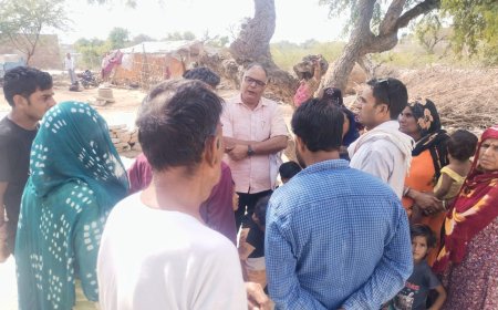 उपखण्ड अधिकारी को अवगत कराया पेयजल समस्या से