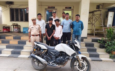 रात्री को मोबाईल एवं रूपये छीनने की लूट की हुई वारदात का खुलासा:2 आरोपी गिरफ्तार लूटा माल बरामद