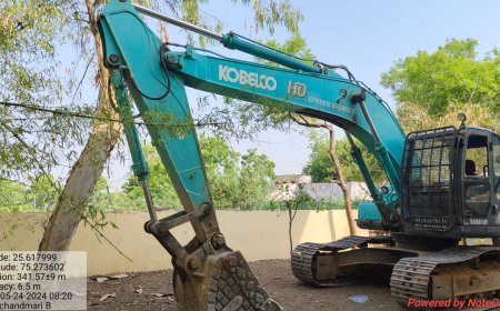 फॉरेस्ट लैंड से अवैध खनन कर रही एलएनटी मशीन डम्पर जब्त