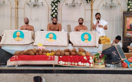 मुनि 108 श्री आदित्य सागर महाराज का 38 वां अवतरण दिवस पर स्वस्ति धाम में हुई धर्मसभा