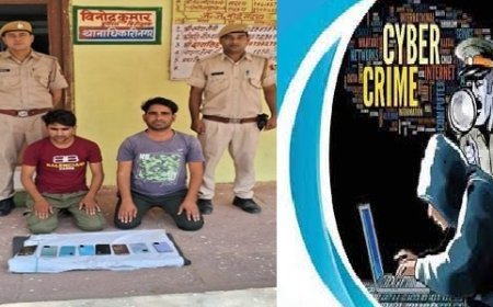 ऑपरेशन एण्टीवायरस मे 2 साइबर ठग गिरफ्तार:8 एन्ड्रॉयड मोबाईल फोन जब्त, पुराने सिक्को व नोटो को खरीदने का झांसा देकर करते थे ठगी