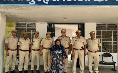 पाँच हजार फर्जी सिम कार्ड बेचने वाली दस हजार रूपये की ईनामी मास्टरमाइंड मीना गिरफ्तार