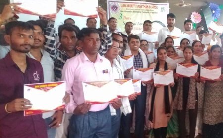 तीन दिवसीय नवाचार प्रशिक्षण कार्यशाला हुई संपन्न :टीएलएम निर्माण विषय पर शिक्षकों ने लिया प्रशिक्षण