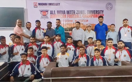 अलवर के शोभाराम गुर्जर ने जीता अमरीकन फुटबॉल में कांस्य पदक