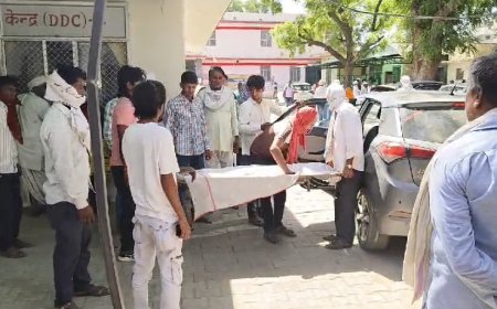 सड़क दुघर्टना में एक की मौत एक गंभीर घायल अलवर रैफर, पुलिस ने मृतक का पोस्टमार्टम करा शव परिजनों को सौंपा