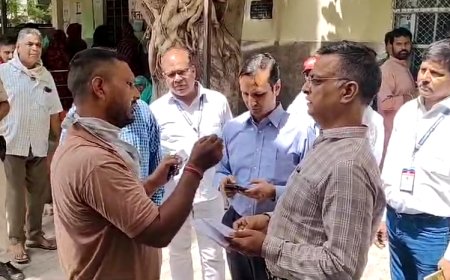 प्रभारी सचिव अभिजीत शर्मा ने किया सेटेलाइट अस्पताल का निरीक्षण, दिए दिशा निर्देश