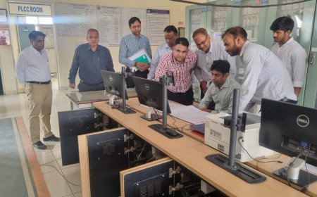 जिला प्रभारी सचिव ने सेटेलाइट हॉस्पिटल एवं 132 केवी जीएसएस का किया निरीक्षण