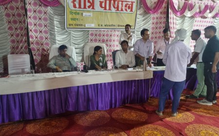 जिला प्रभारी सचिव ने कोटकासिम के हरसोली गांव में लगाया रात्रि चौपाल:मौके पर अधिकारियों को निर्देश दे समस्याओं का कराया समाधान