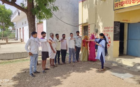 वर्ल्ड नो टोबैको डे: जहाजपुर में स्वास्थ्य कर्मियों ने तंबाकू सेवन से नुकसान के प्रति लोगों को किया जागरूक, दिलाई शपथ