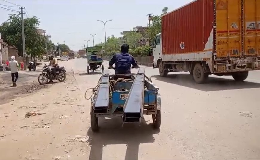 भिवाड़ी में जुगाड़ रिक्शा का बढ़ा जोर, परिवहन विभाग को लगा रहे लाखों का चूना