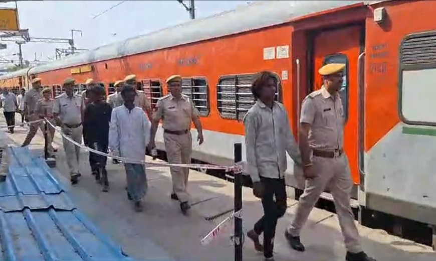 कोटा रेलवे स्टेशन से अपहरण किये गए 4 वर्षीय मासूम बालक को जयपुर में चुंगल से छुड़ाया एक महिला सहित 5 गिरफ्तार