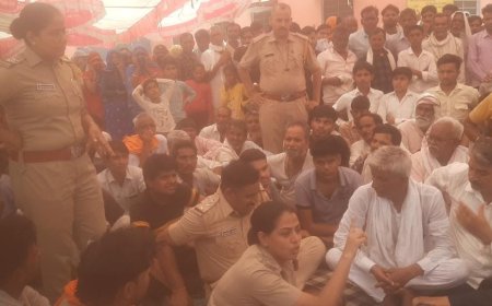 निम्बोला गांव की तलाई मे डूबने से युवक की मौत के मामले मे प्रशासन की समझाइश के बाद पोस्टमार्टम कराने के लिए सहमत हुए मृतक हरकेश जोगी के परिजन