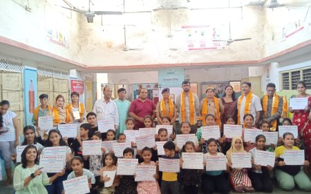 सुमंगल सेवा संस्थान द्वारा आयोजित कला अभिरुचि शिविर का रंगारंग प्रस्तुतियों के साथ हुआ समापन