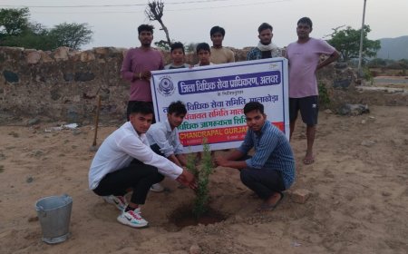 विश्व पर्यावरण दिवस पर पौधारोपण कर दिया पर्यावरण संरक्षण का संदेश