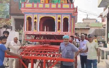 जगन्नाथ महाप्रभु की रथयात्रा की तैयारी पूरी