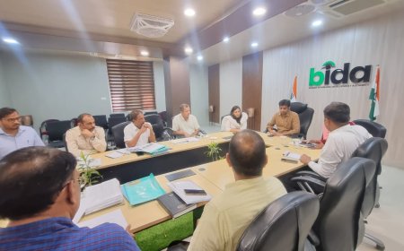 जिला प्रभारी सचिव ने ली भिवाड़ी जल भराव से निपटने के लिए किए गए कार्यों की समीक्षा बैठक