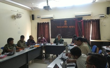 बाढ़ आपदा प्रबंधन/ अतिवृष्टि से संबंधित सभी आवश्यक तैयारियां करें सुनिश्चित ......... कलक्टर चिन्मयी गोपाल