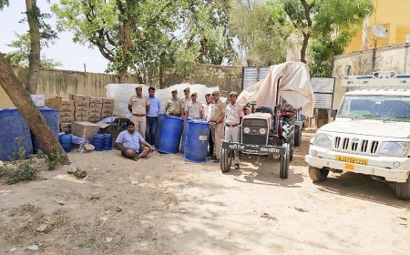 अवैध शराब के साथ एक आरोपी को किया गिरफ्तार