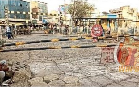 रेलवे ने फाटक संख्या 93 को किया 10 दिन के लिए बंद , शुक्रवार को काम नहीं किया शुरू