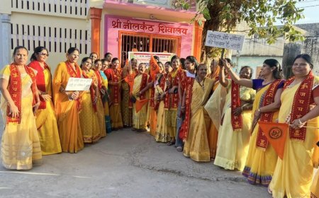 भारतीय संस्कृति की पहचान साडी के सम्मान के लिए आयोजित हुआ वाकेथान