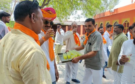 भाजपा ओबीसी मोर्चा भीलवाड़ा द्वारा महाराणा प्रताप जयन्ती पर वाहन रैली का स्वागत