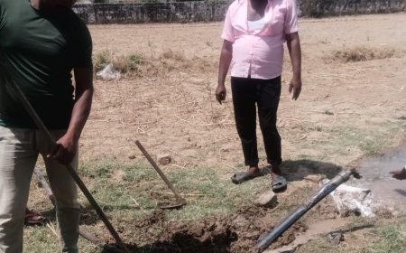 महुवा में अभियान चलाकर हटाए गए अवैध जल कनेक्शन