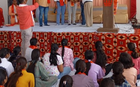 महुवा ब्राह्मण समाज द्वारा द्वारा प्रतिभासम्मान समारोह आयोजित