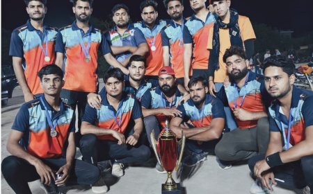 आईसीसी के द्वारा आयोजित रात्रि कालीन क्रिकेट टूर्नामेंट में लक्ष्मणगढ़ टीम विजेता रही