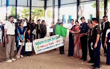 स्वच्छता, पर्यावरण संरक्षण, पॉलीथिन बहिष्कार जन जागरूकता कार्यक्रम आयोजित