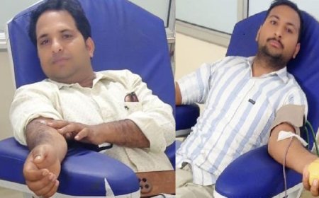 रक्तवीरों ने रक्तदान कर बचाई लोगों की जान