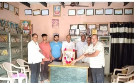 गाँव गुभाना के लोकहित पुस्तकालय में 1857 कि वीरांगना महारानी लक्ष्मी बाई की पुण्यतिथि पर किया नमन