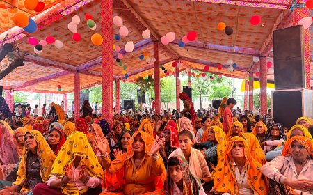 उकरुंद में भागवत कथा में  मनाया श्री कृष्ण जन्म महोत्सव