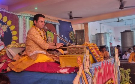 उकरूद मैं भागवत कथा में बतायागोवर्धन पूजा का महत्व
