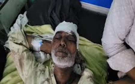 वाह री सरकार, कानून व्यवस्था हुई लचर:  वृद्ध को गौतस्करों ने जम कर पीटा