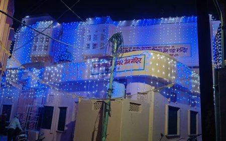 22 से लघु पंचकल्याणक व वेदी प्रतिष्ठा महोत्सव, मुनि आदित्य सागर महाराज संसघ आज प्रवेश