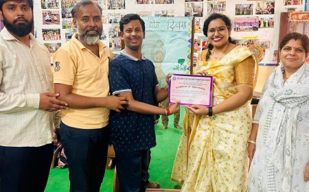 योग दिवस पर दिव्यांग बच्चों ने भी किया योगाभ्यास