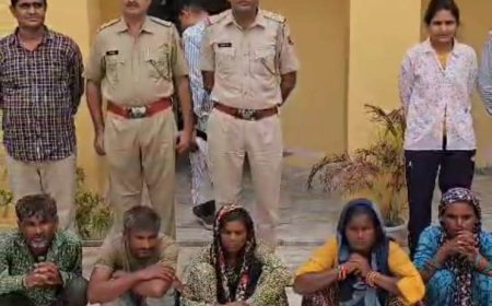 पारदी गैंग के 5 सदस्यों को पुलिस ने किया गिरफ्तार,  चोरी, लूट, डकैती, नकबजनी सहित अन्य में सक्रिय