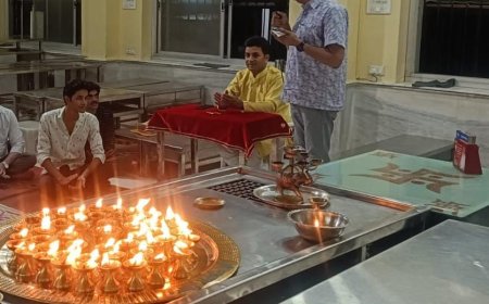 ऋद्धि मंत्रों के साथ हुआ भक्तामर पाठ  पुराने जैन भजनों पर प्रतियोगिता सम्पन्न