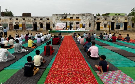 सिकरी के शहीद पवन कुमार राजकीय महाविद्यालय में मनाया गया अंतरराष्ट्रीय योग दिवस