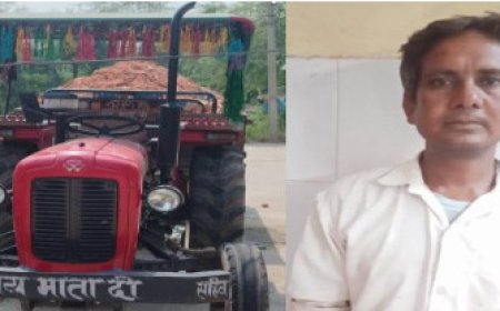 अरावली अभियान के तहत अवैध खनन के मामलों में एक ट्रैक्टर चालक को गिरफ्तार कर 2 ट्रैक्टर-ट्रॉलियों मय पत्थर के जब्त