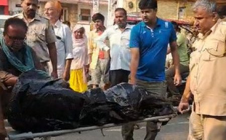 अलवर मे हलवाई की लाश नाली में पड़ी मिली ,लोगो मे फेली सनसनी