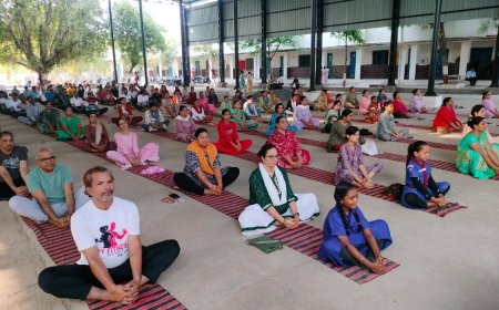 योग दिवस के संकल्प का हुआ असर। योग कक्षाओं में साधकों की बढी़ संख्या