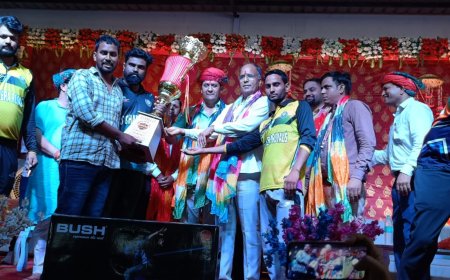 कालाडेरा समर कप रात्रिकालीन क्रिकेट प्रतियोगिता का हुआ भव्य समापन