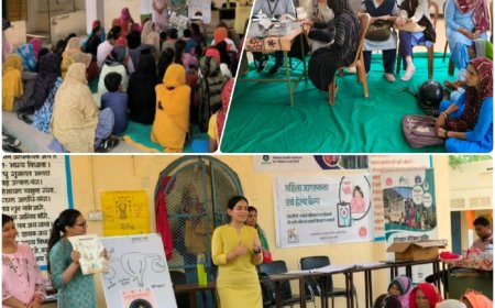 गांव लंगड़बास में स्वास्थ्य विभाग ने हैल्थ कैम्प किया आयोजित