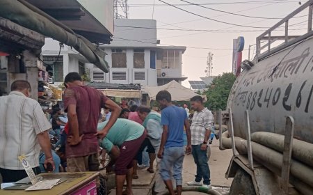 जागा नगर पालिका प्रशासन नालो की सफाई में जुटे कर्मचारी