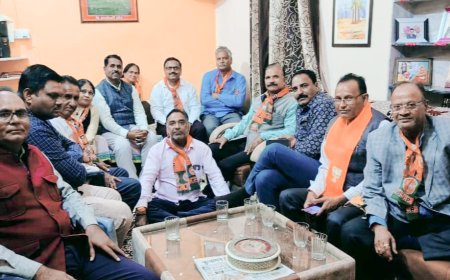 ओम बिड़ला के दूसरी बार लोकसभा अध्यक्ष बनने पर भाजपा कार्यकर्ताओं में खुशी