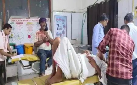 जमीन विवाद में दो पक्षों में झगड़ाः लाठी-डंडे से फोड़े सिर, 9 घायलों में बुजुर्ग भी शामिल